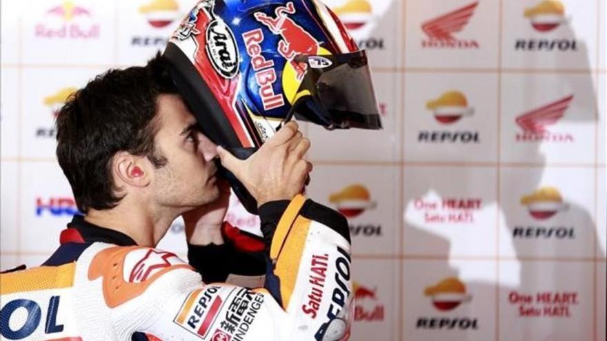 Pedrosa se rompe la clavícula en Japón