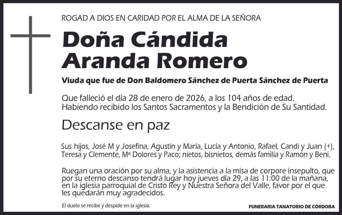 Cándida Aranda Romero