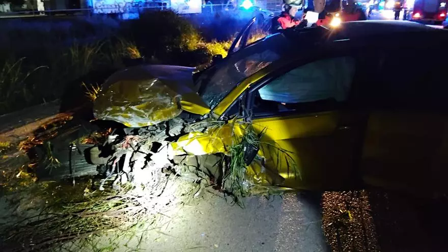 VÍDEO | El coche del detenido por el choque mortal de Son Banya circulaba a 150 kilómetros por hora