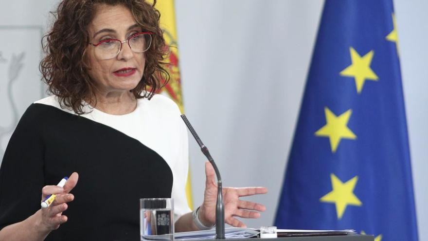 La ministra d&#039;Hisenda i portaveu de Govern, María Jesús Montero