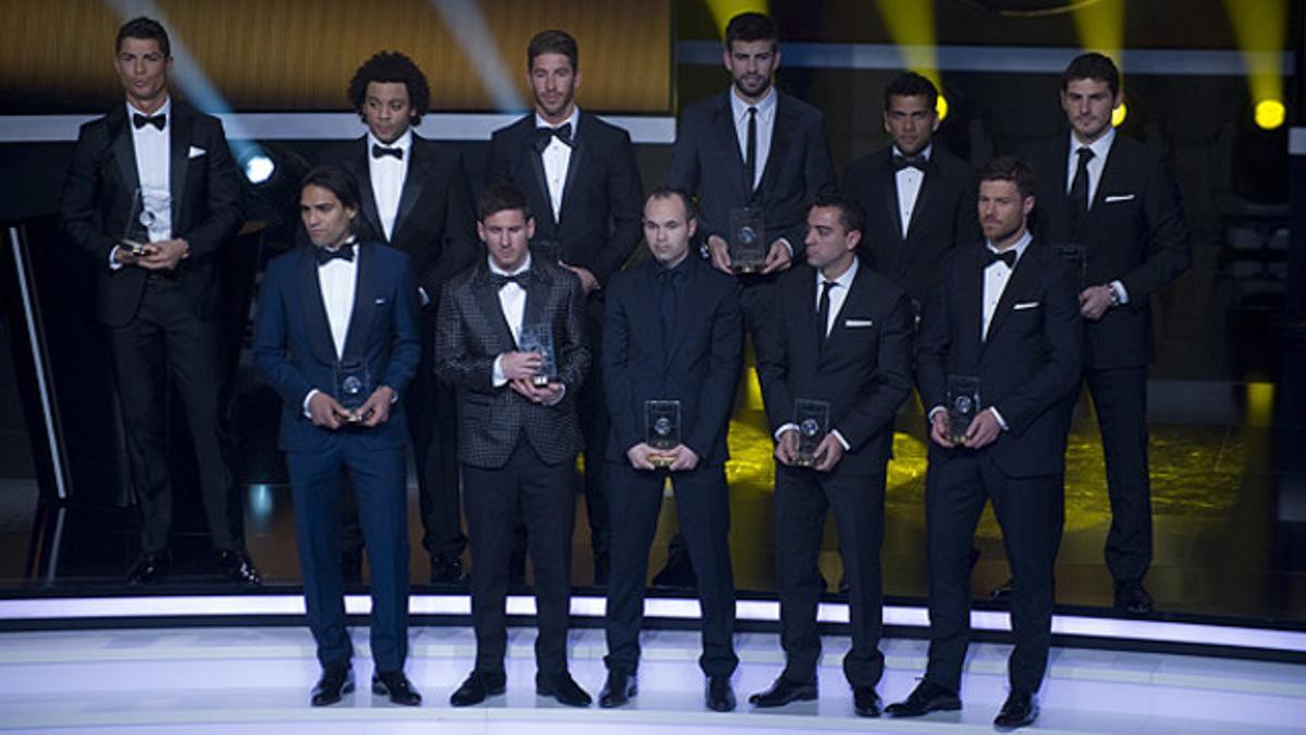 Los 11 mejores jugadores del 2012