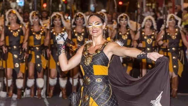 Altozano baja el telón de sus fiestas con la Entrada Cristiana