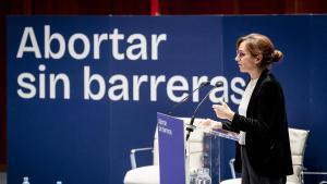 La ministra de Sanidad, Mónica García