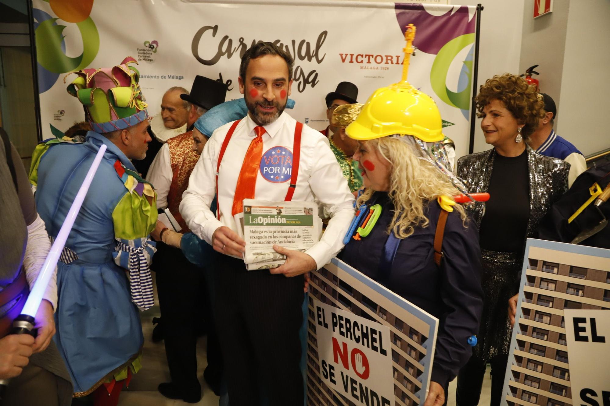 Photocall de la final de COAC del Carnaval de Málaga