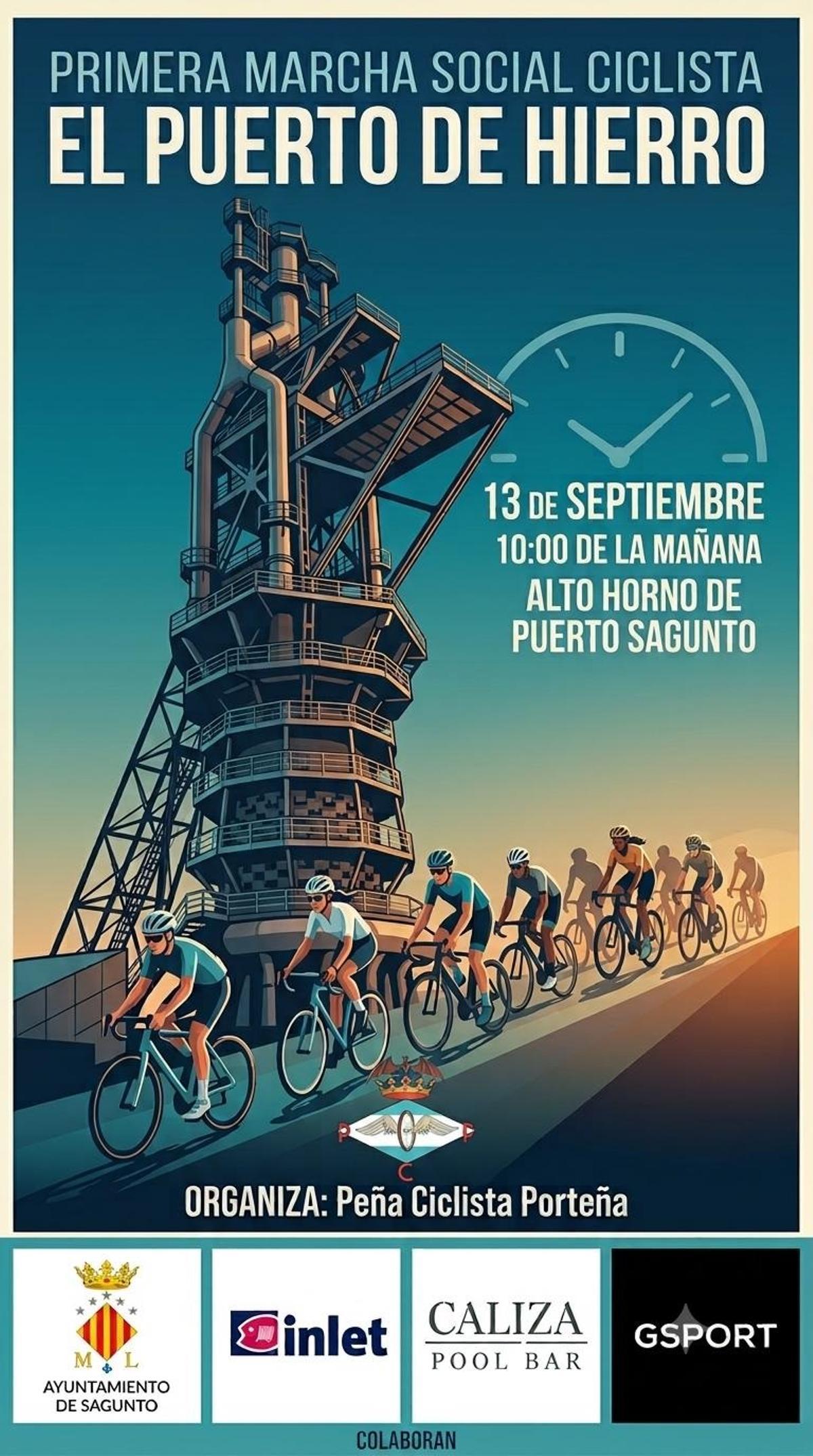 Cartel anunciador de la prueba.