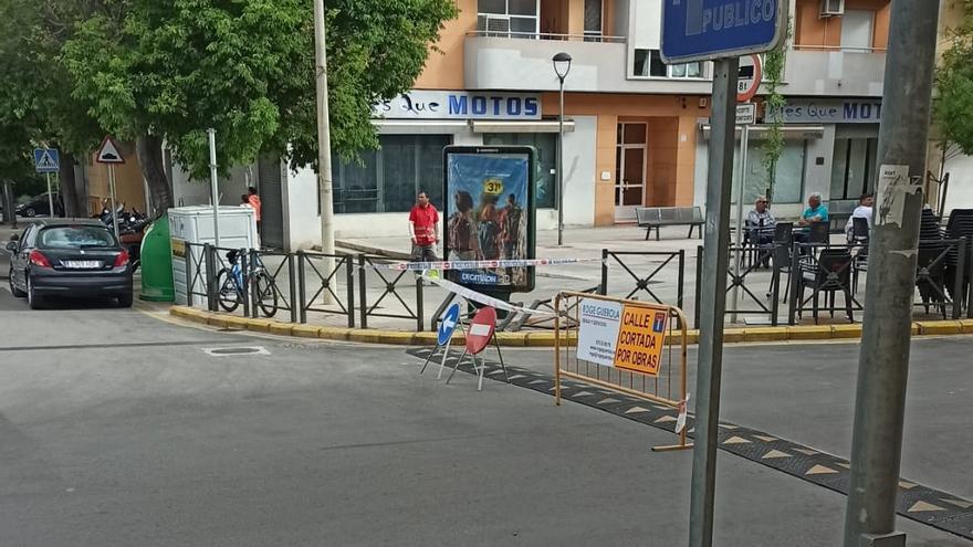 El incidentetuvo lugar en una zona bastante transitada de Xàtiva.