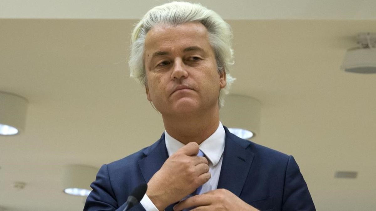 Geert Wilders ante el tribunal.