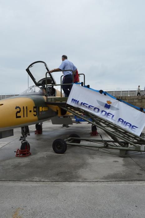 Aviones del festival aéreo de Gijón