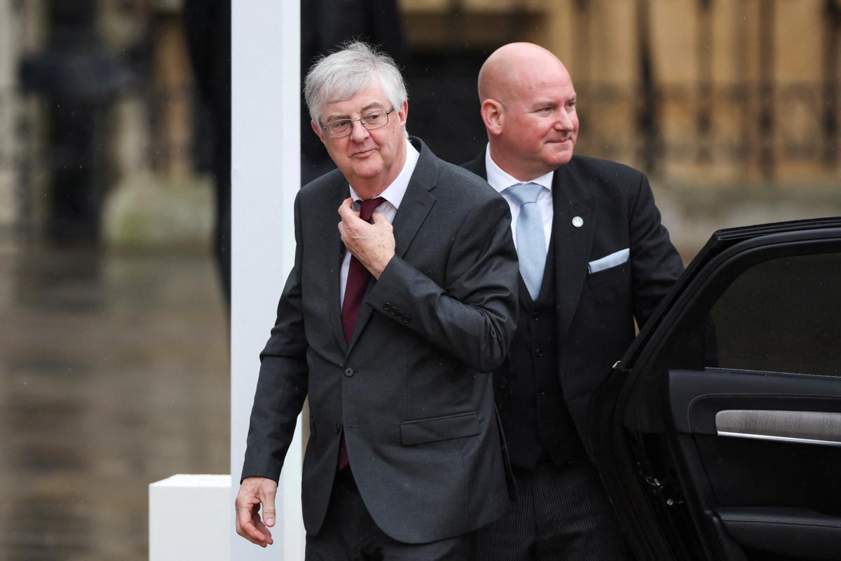 El primer ministro de Gales, Mark Drakeford, llega para asistir a la ceremonia de coronación del rey Carlos y la reina Camilla de Gran Bretaña en la Abadía de Westminster, en Londres, Gran Bretaña, el 6 de mayo de 2023. REUTERS/Henry Nicholls