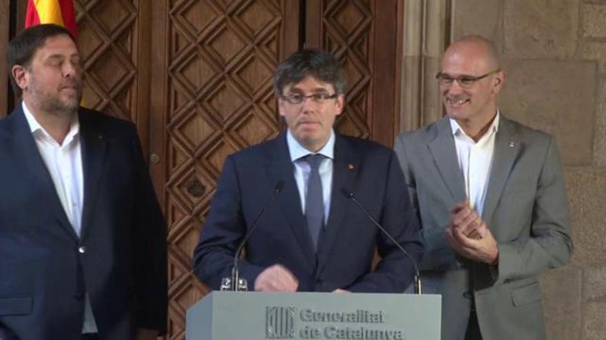 Puigdemont reitera que el referèndum es farà entre "finals d'estiu i principis de tardor"