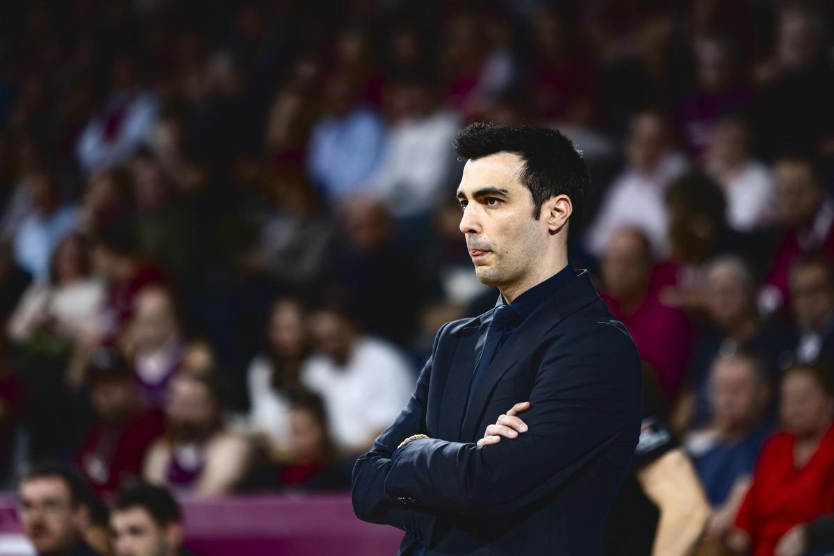 Gerard Encuentra, entrenador del Hiopos Lleida, próximo rival del Unicaja