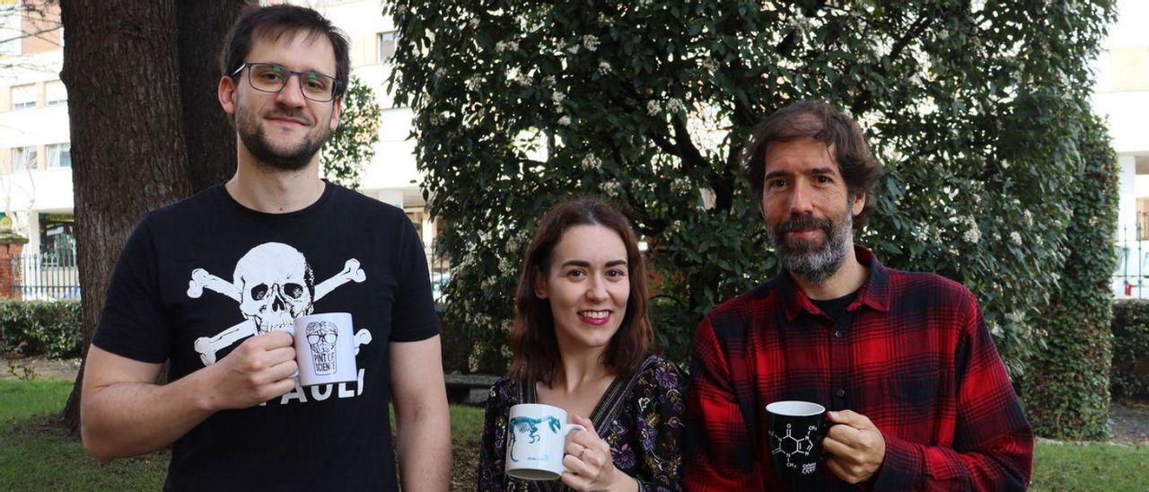 De izquierda a derecha: Javier Martín García, Silvia Mielgo Gallego y Daniel Valcárcel Pérez. | Cedida