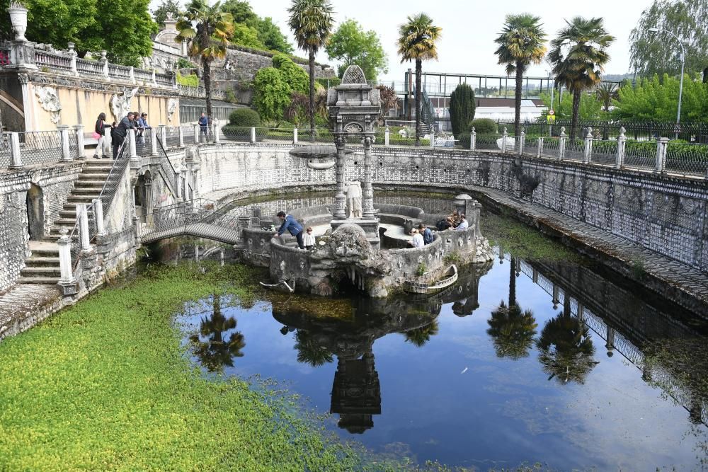 El parque de O Pasatempo, en Betanzos.