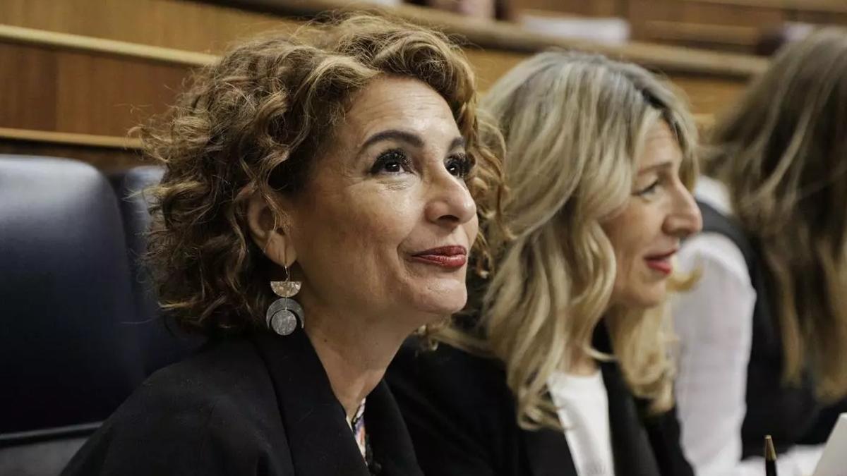 María Jesús Montero y Yolanda Díaz