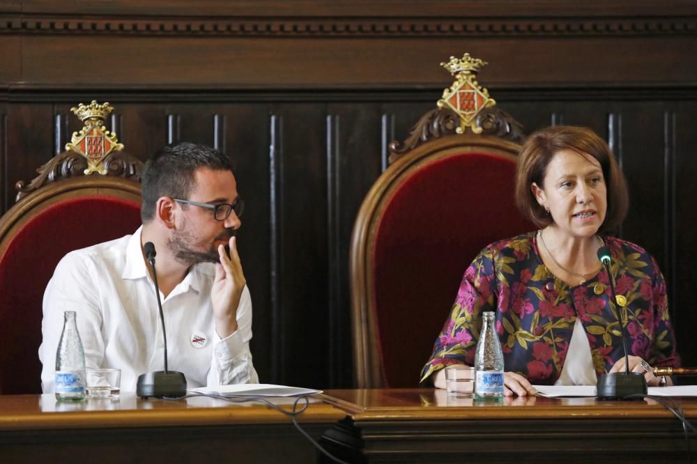 Ple de constitució del nou ajuntament de Girona