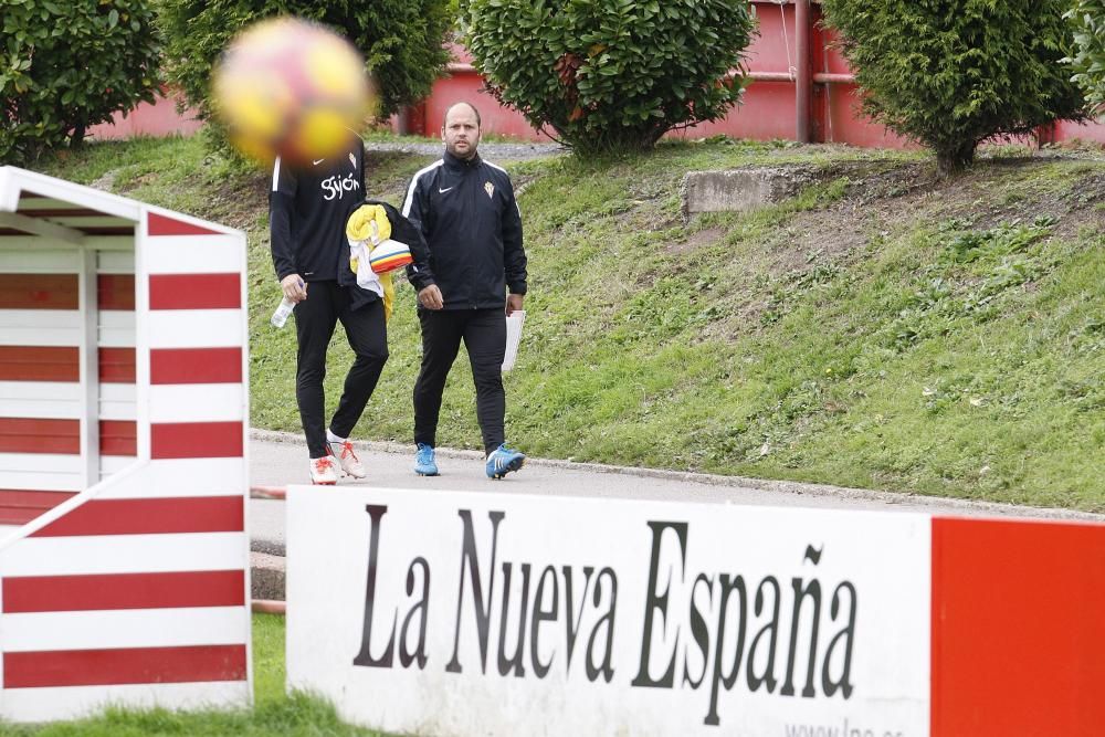 Entrenamiento del Sporting