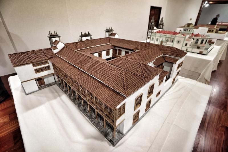 Maquetas de edificios históricos de La Laguna