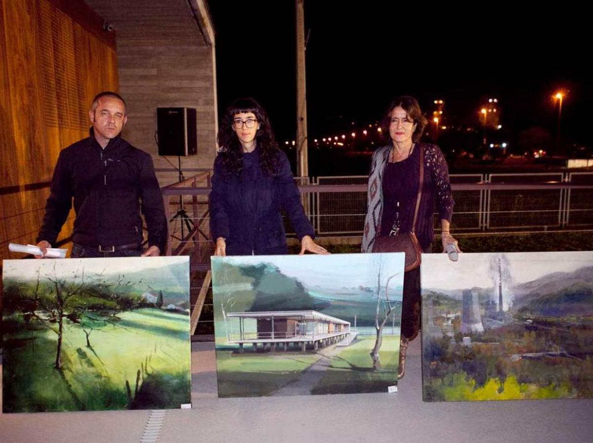 La vizcaína Leticia Gaspar gana el Concurso de pintura rápida de Bueño