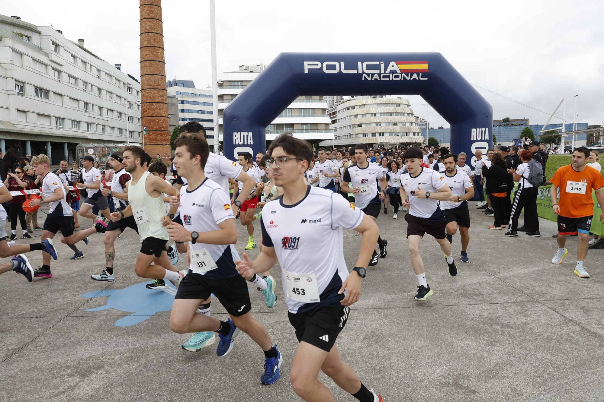 En imágenes: Gijón se vuelca con la "Ruta 091" de la Policía Nacional