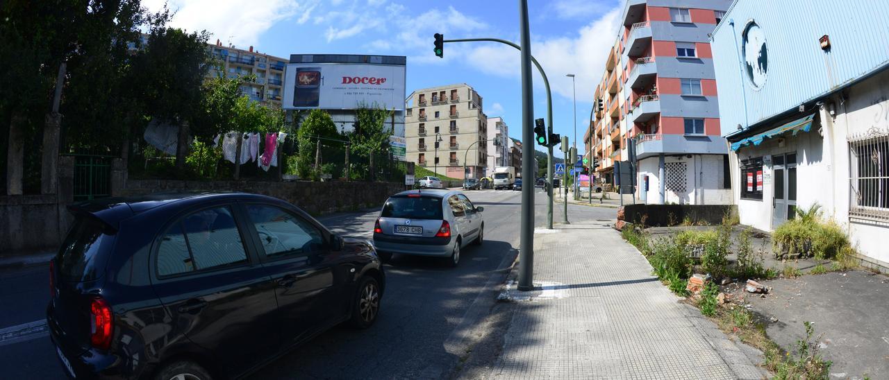 Intersección de las avenidas de Vigo y Lugo, donde el PP demanda construir una glorieta