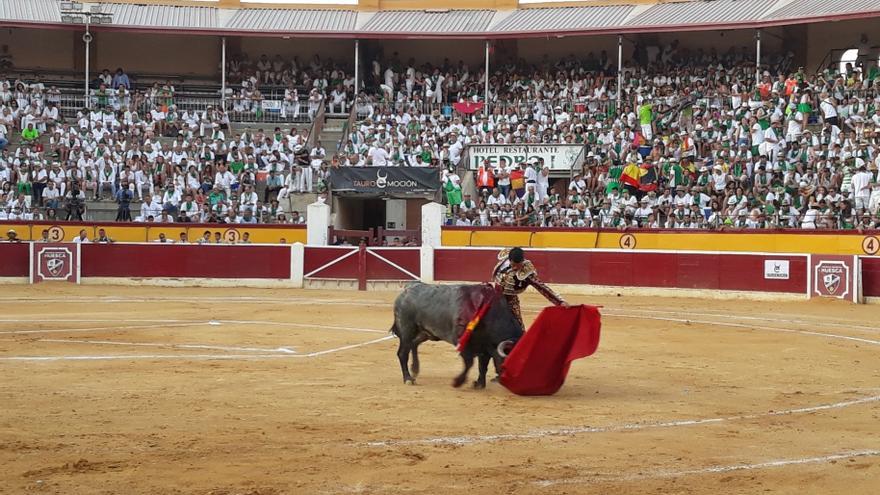 Una corrida en Huesca.