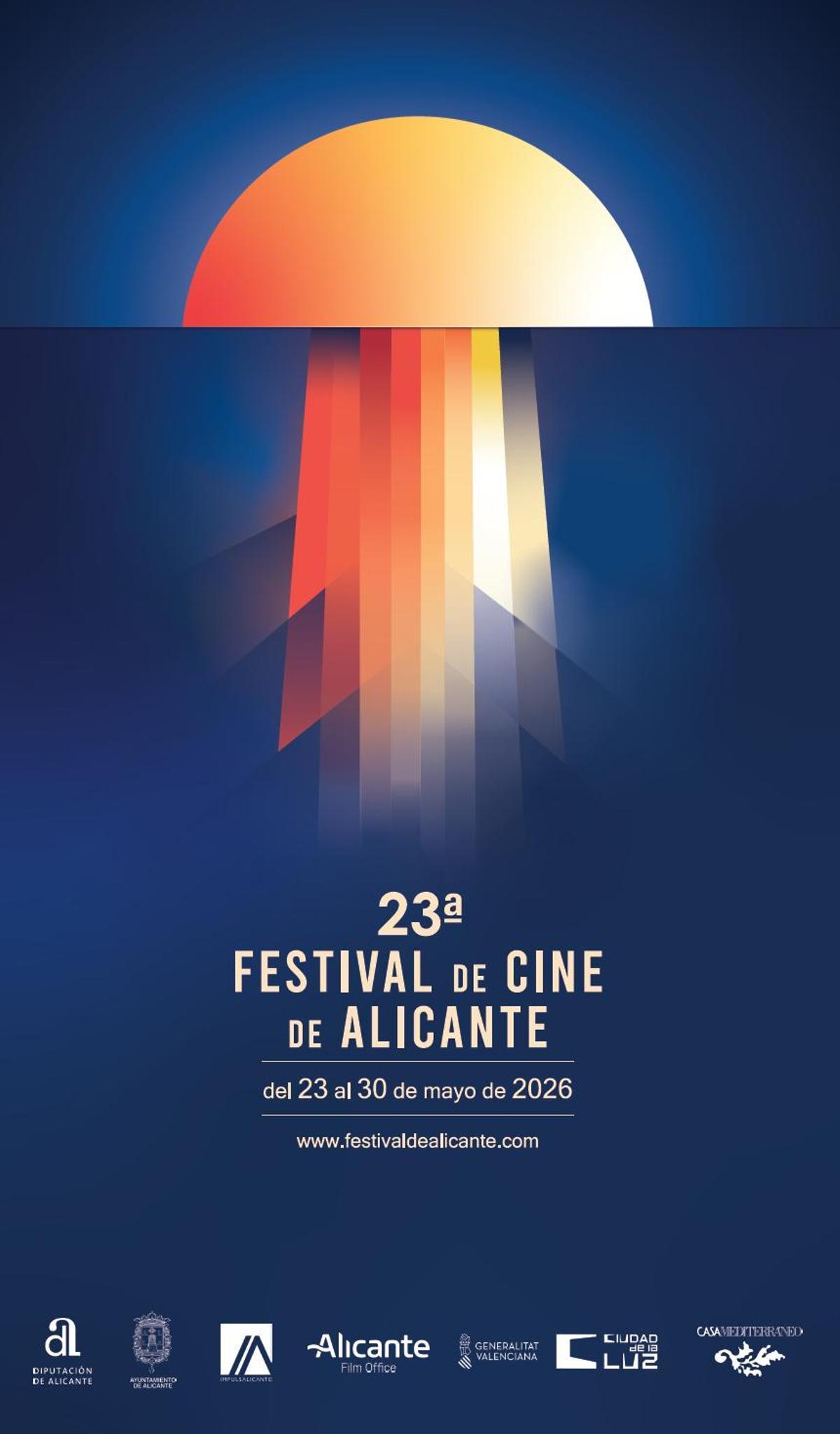 Cartel oficial de la nueva edición del Festival de Cine de Alicante