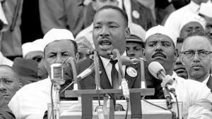 Martin Luther King, durante su famoso discurso de 1963 en Washington.
