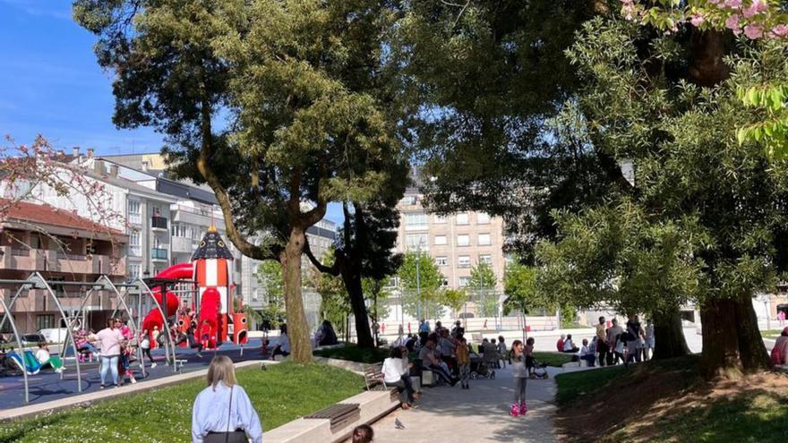 La alameda municipal, esta primavera.