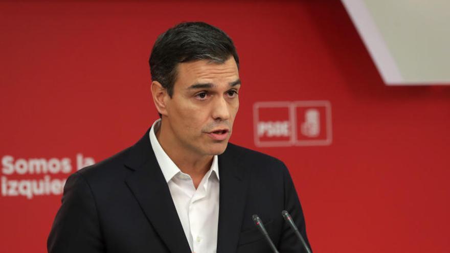 Sánchez garanteix que el PSOE «estarà a l&#039;altura» davant una «greu crisi que amenaça la integritat territorial»