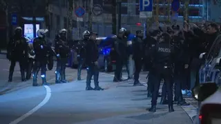 Disturbios en Oporto: ¡Zubizarreta, escoltado!