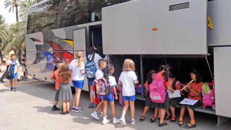 Satisfacción en Orihuela por el transporte escolar