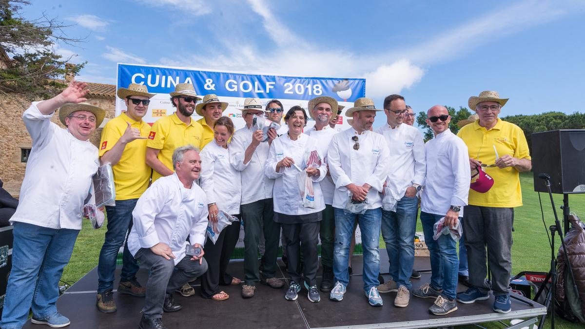 Los chefs del Empordà montan una fiesta en un campo de golf