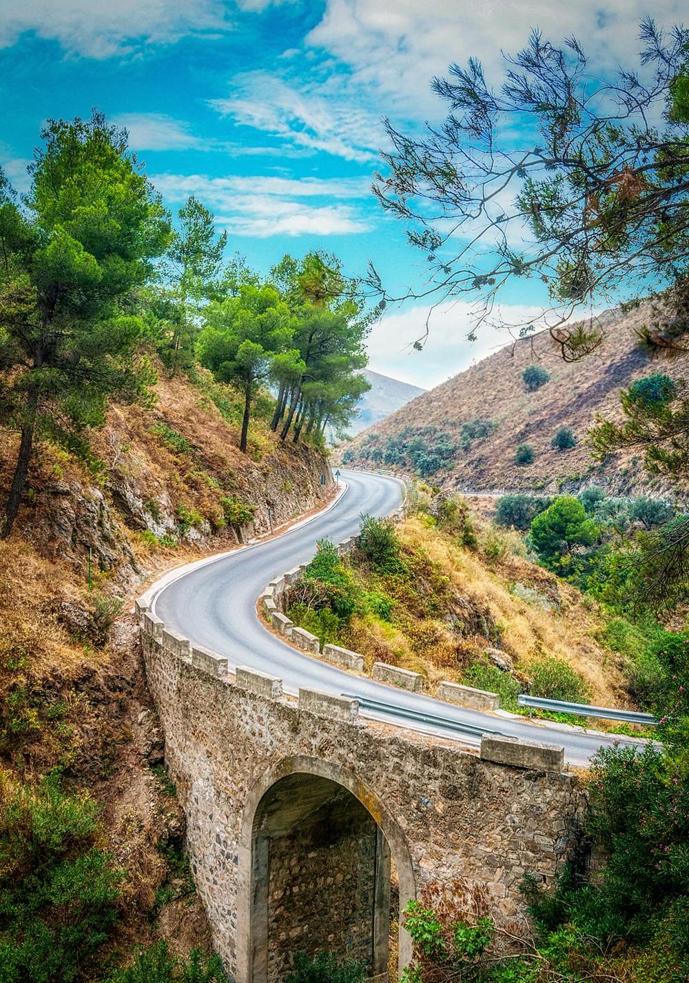 La subida al pueblo, otro reto más.