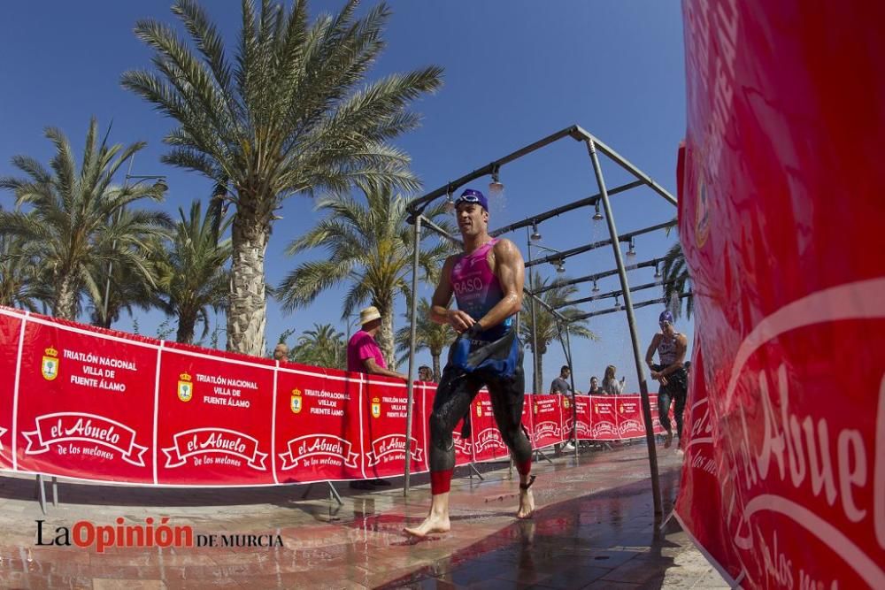 Salida del Triatlón Villa de Fuente Álamo