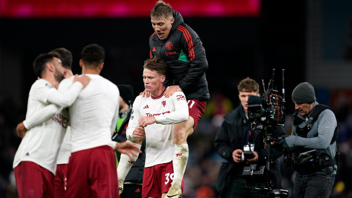 McTominay, junto a Hojlund en su anterior etapa en el United