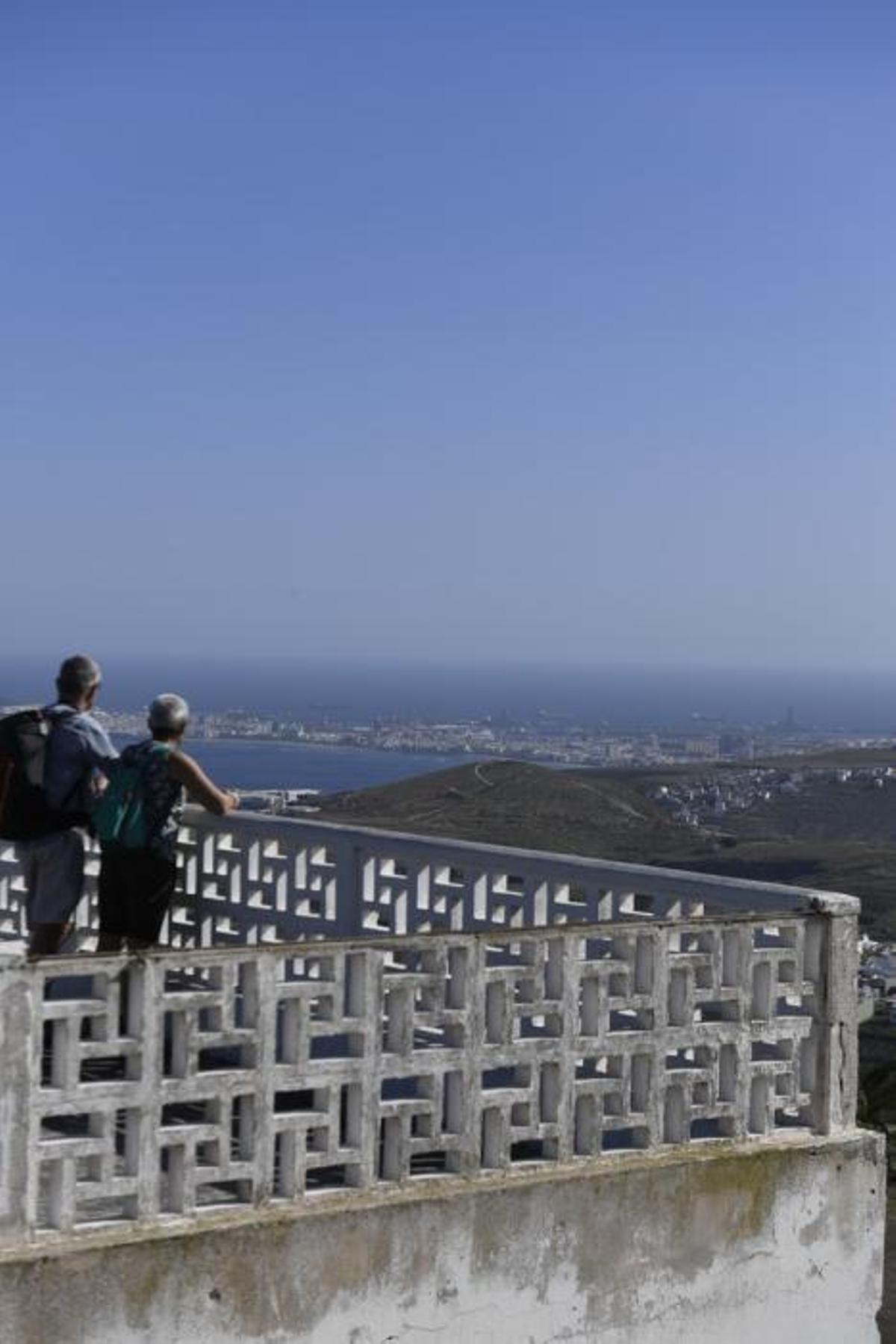 GRAN CANARIA 14-01-2019 ARUCAS. METEOROLOGIA. Calima. Vistas desde la Montaña de Arucas  FOTOS: JUAN CASTRO