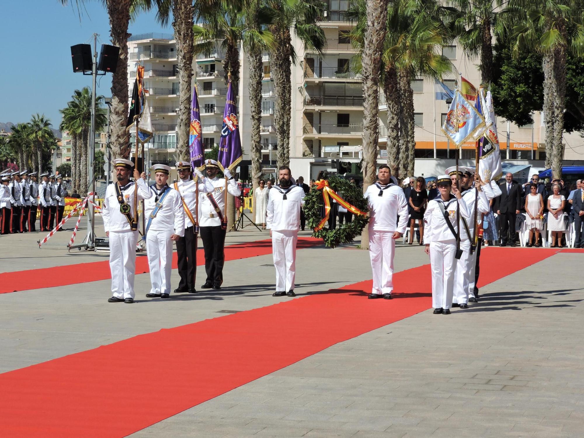 Jura de Bandera para personal civil en Águilas