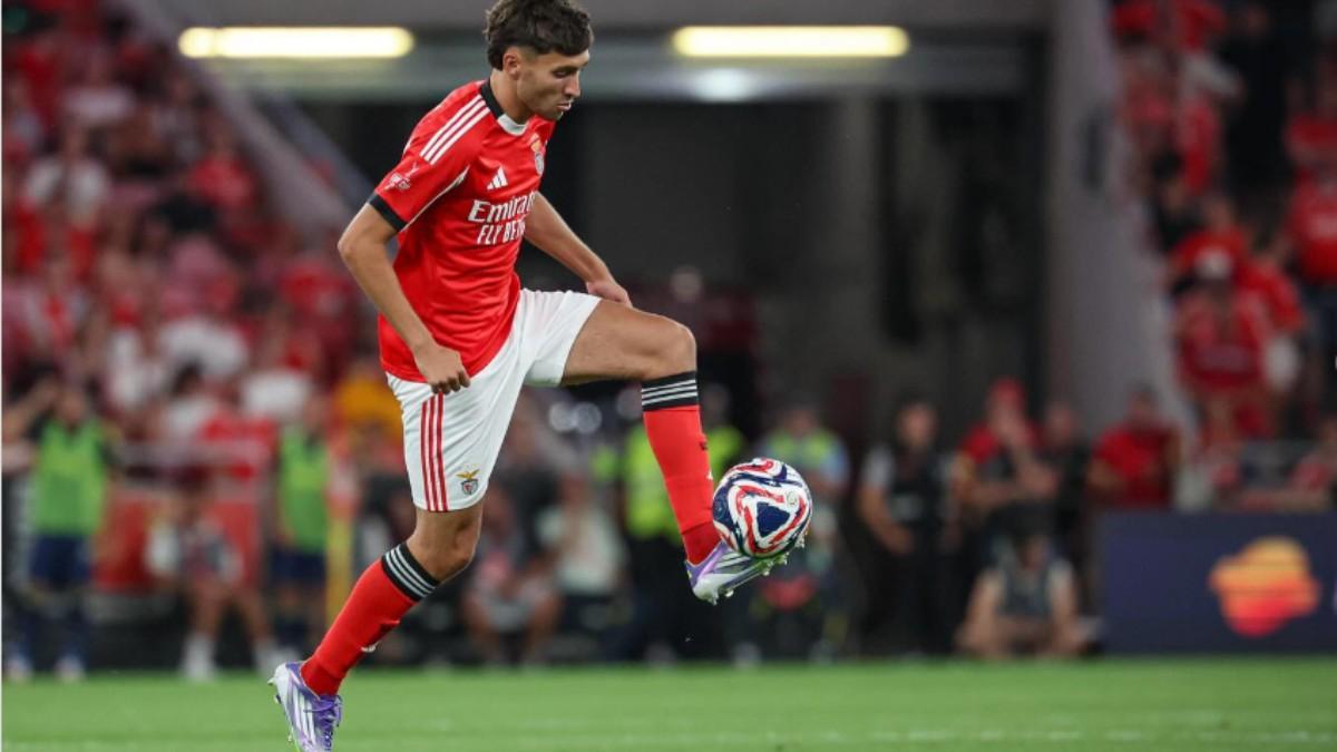 Rafa Obrador, con el Benfica