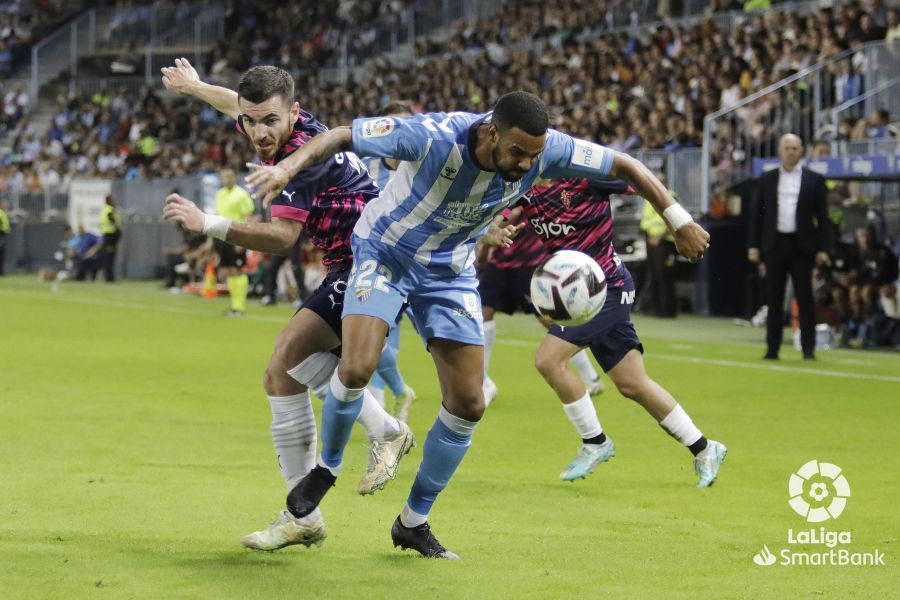 En imágenes: así fue el partido de los rojiblancos en La Rosaleda