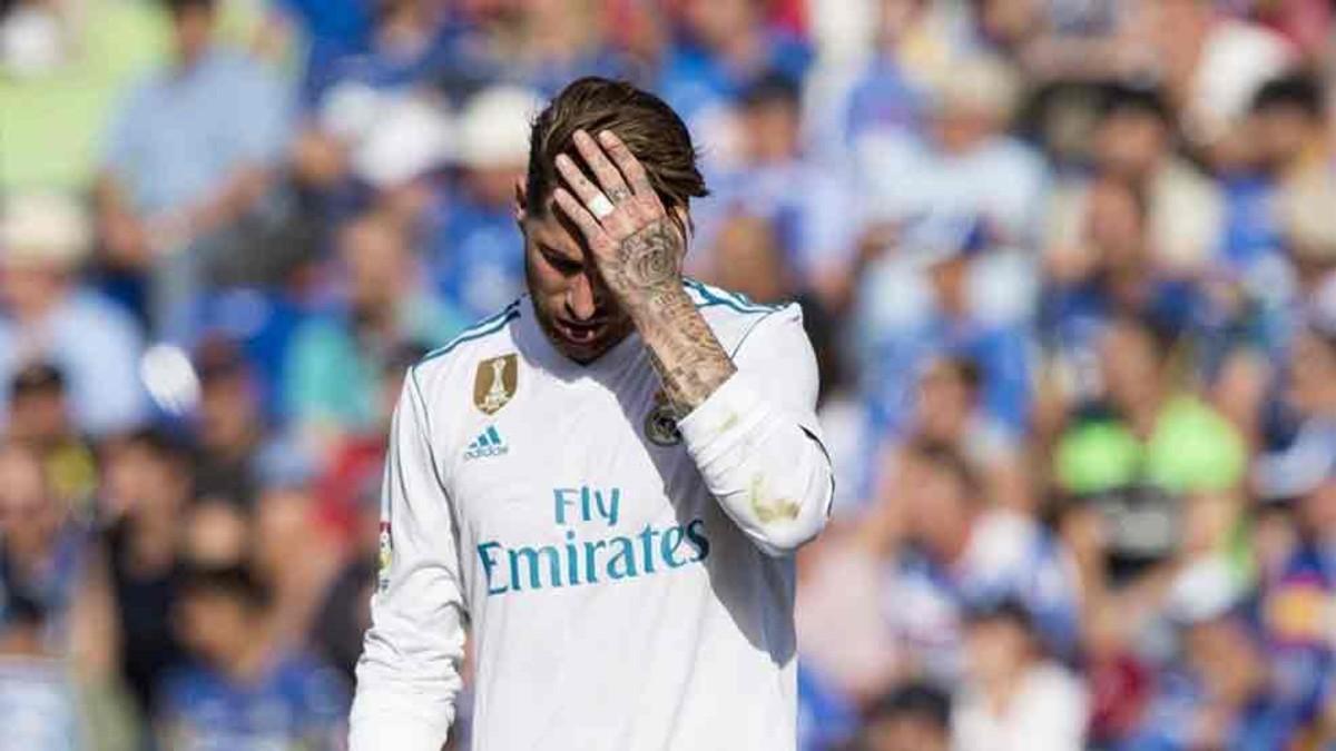 Sergio Ramos estuvo a punto de no jugar el Getafe - Real Madrid
