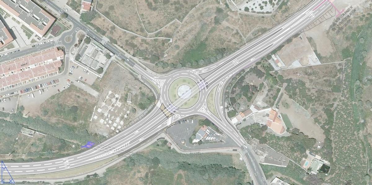 La Consejería de Obras Públicas, Transportes y Vivienda inicia las obras de la circunvalación de Arucas.
