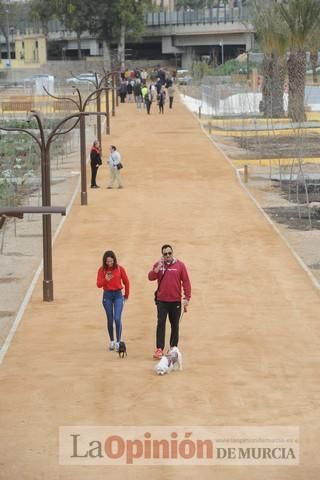 Alameda del Malecón: el entorno urbano del Segura estrena nuevo espacio verde