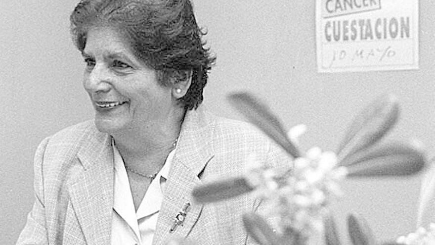 Fallece la expresidenta de la Asociación Contra el Cáncer en Avilés, Ana María Benito