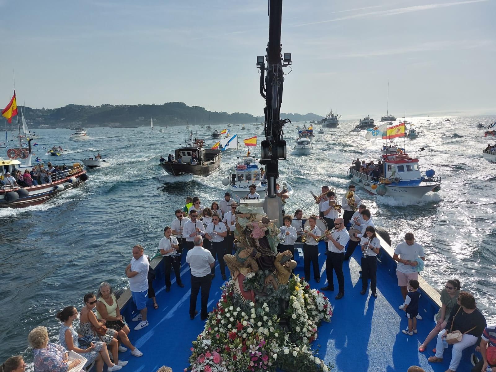 Las celebraciones de la Virgen del Carmen en Bueu