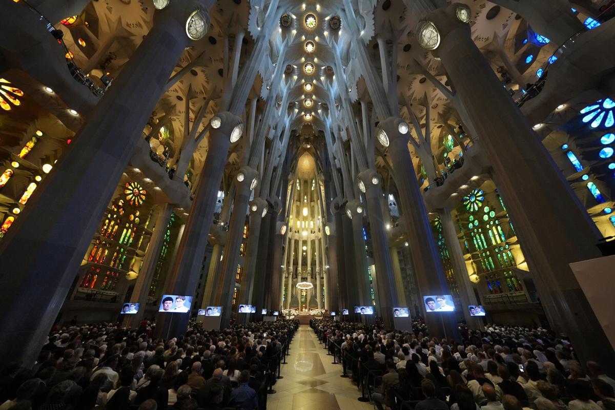 Les imatges de l'acte cloenda de la visita del Papa a la Sagrada Família