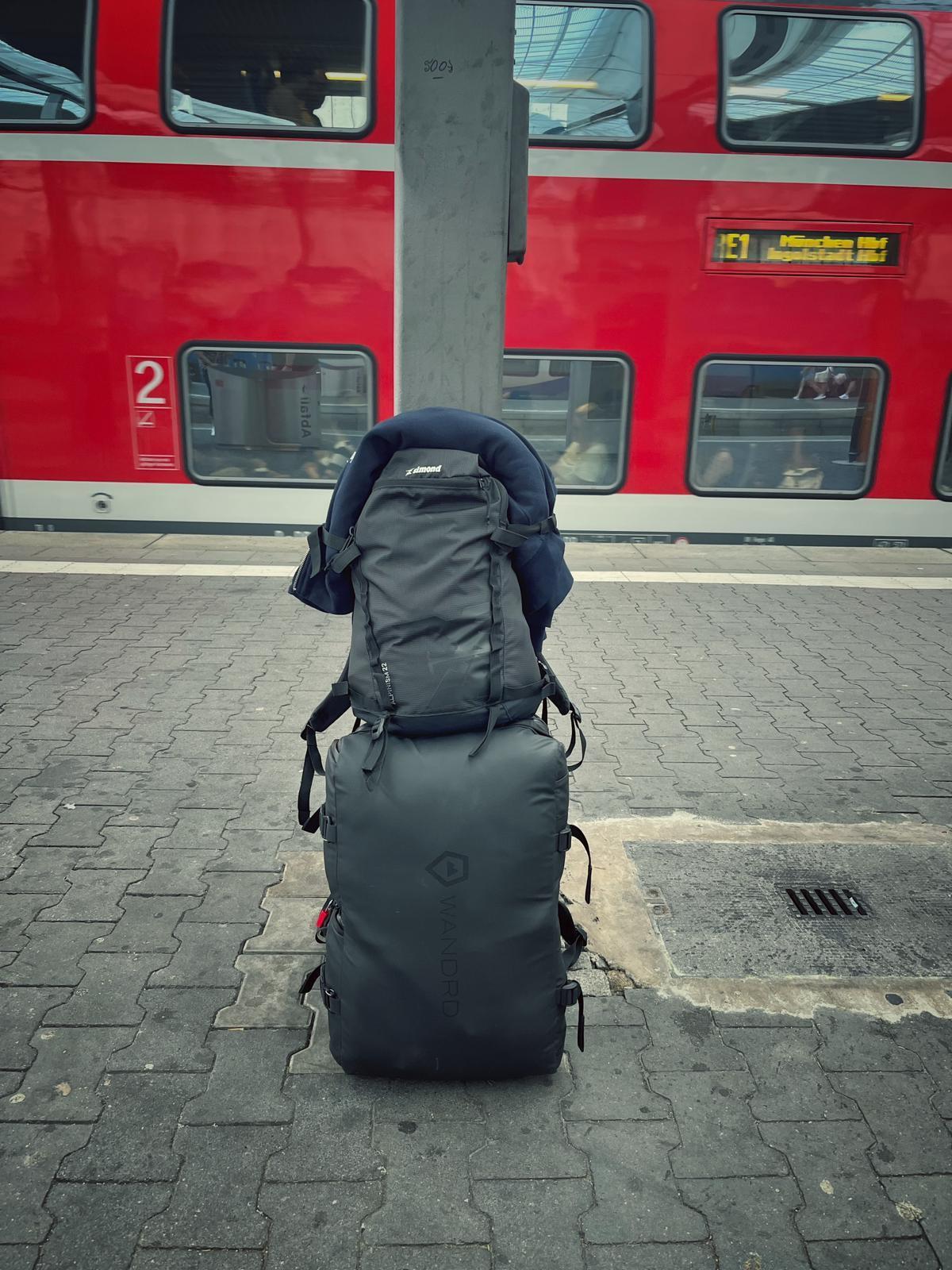 Maletas en la estación de Múnich