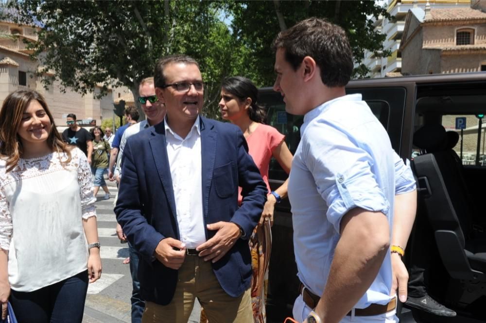 Albert Rivera visita Murcia y Los Alcázares