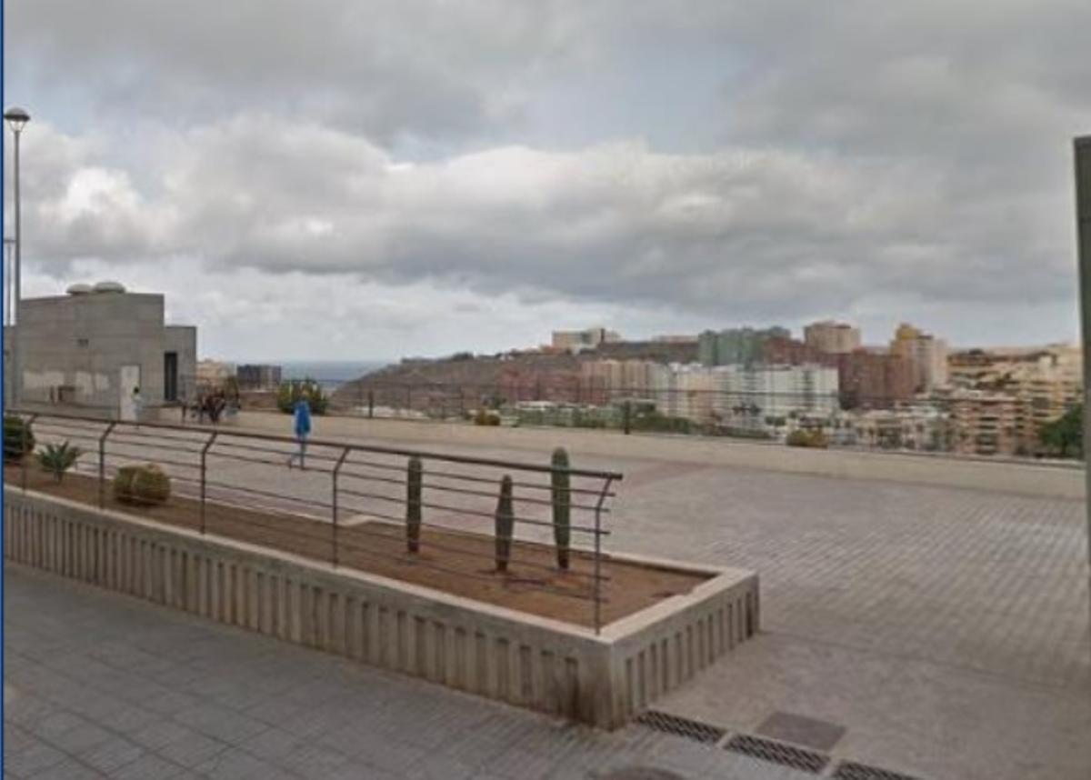 Estado actual del parque Carmen González Roca, en la calle Agustina de Aragón.