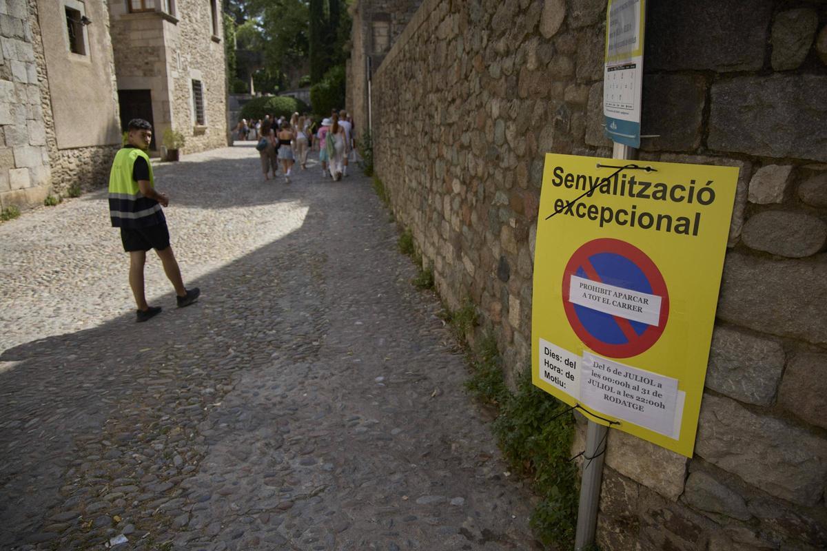 Les imatges dels preparatius per al rodatge d''Enredados' a Girona