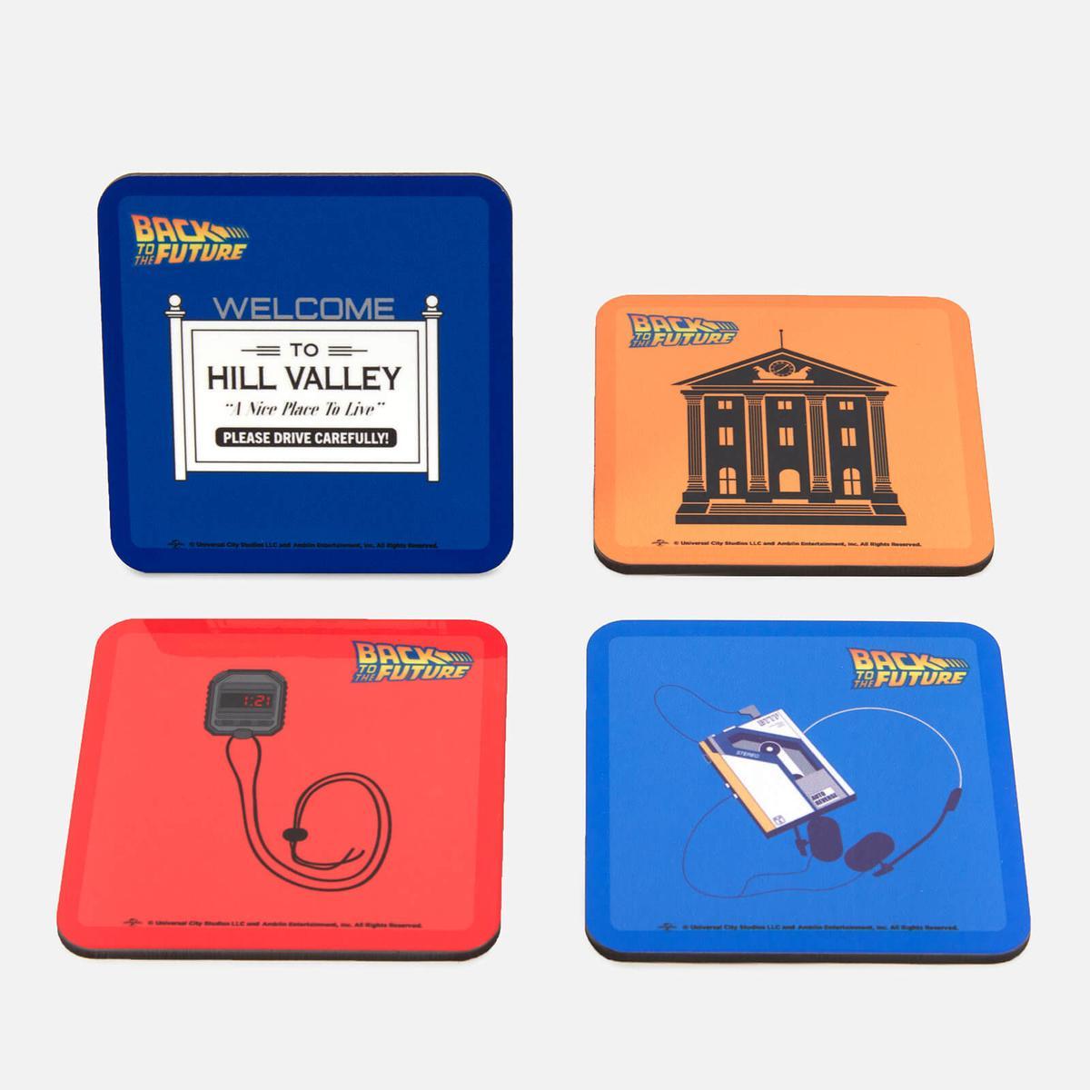 Set de posavasos de 'Regreso al futuro' (Precio: 11,99 euros)